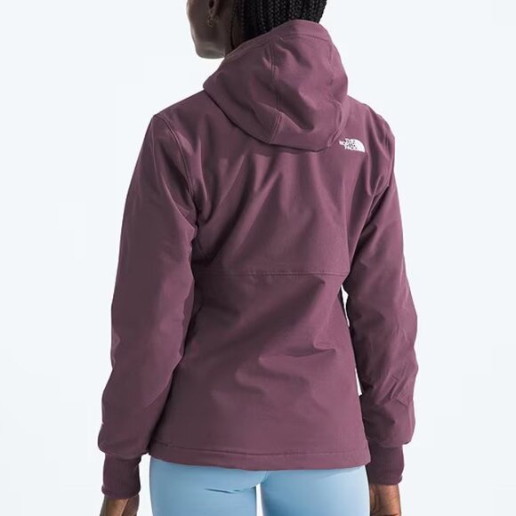 The North Face Women's Shelbe Raschel Fleece Hoodie Jacket Mauve, Size Medium - Picture 2 of 16
